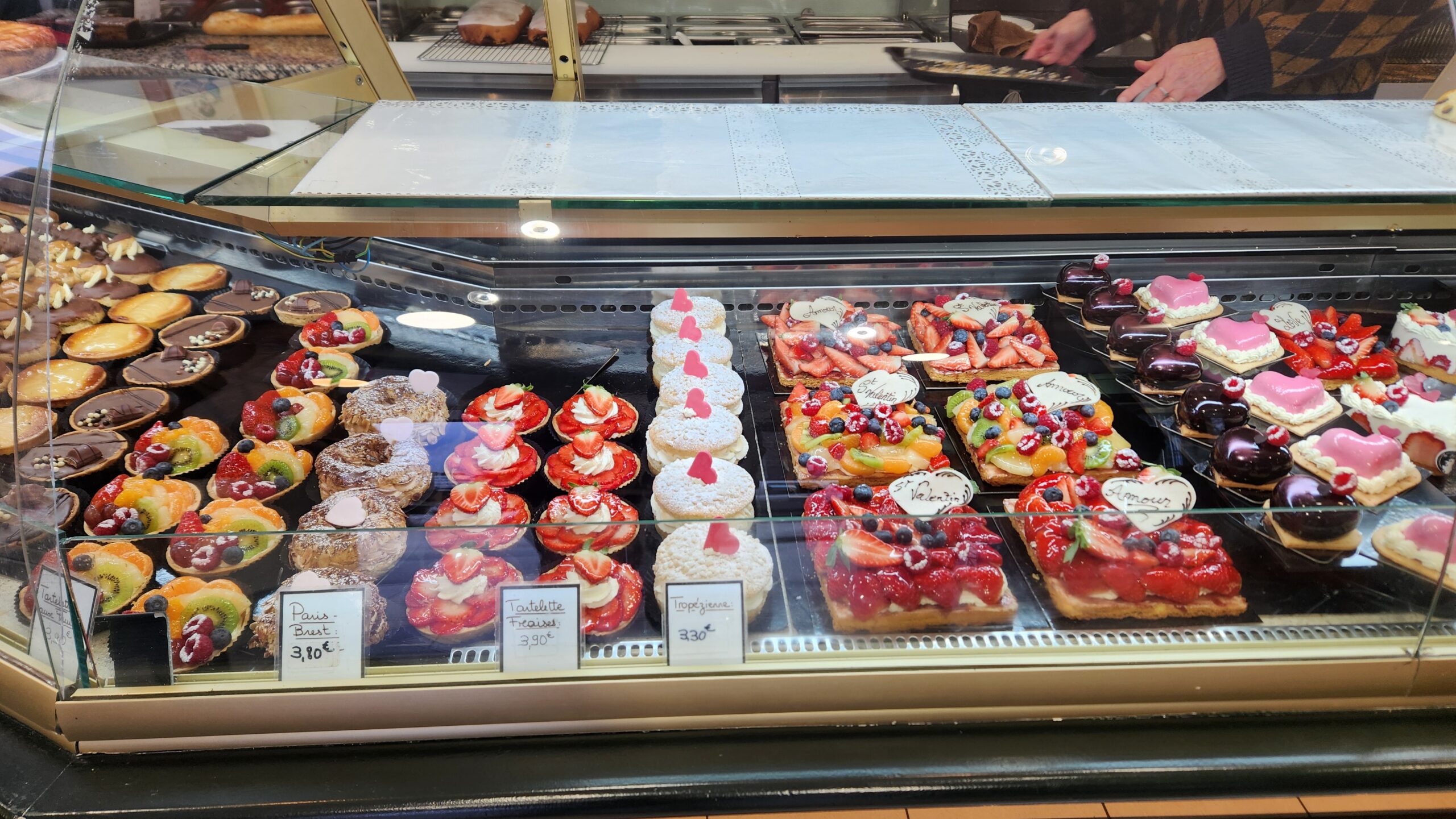 Tartes carrées + coeurs